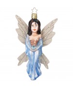 NEW - Inge Glas Glass Ornament - "Odania" Blue Fairy